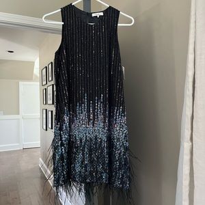 Parker Feathered Dress
